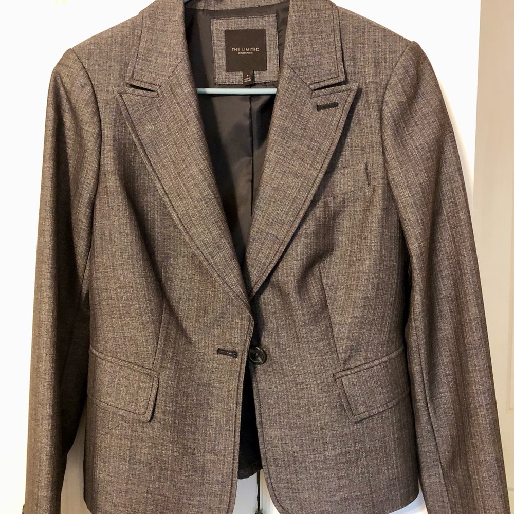 The Limited Brown Suit Jacket